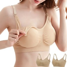 라온투유 편한 원터치 빅사이즈 수유 브라 2p