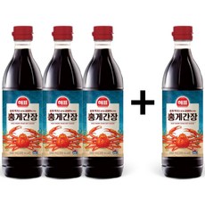 홍게간장500ml 3EA+ 1EA 식용유선물세트 추석 명절 설선물세트, 500ml, 4개
