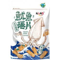 KAKA 魷魚捲片, 1個, 台式鹽酥
