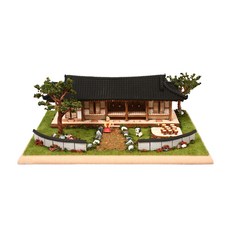나무공작디오라마 시리즈 기와다섯칸 YM963, 3D목재 디오라마 기와다섯칸, 1개
