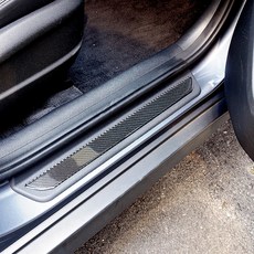 카본 도어스커프 2개 1세트 (대형)