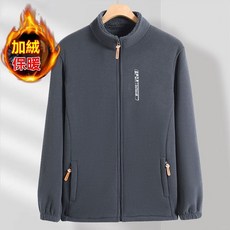 秋冬戶外抓絨衣男搖粒絨外套男雙面絨加絨加厚衝鋒衣內膽開衫衛衣