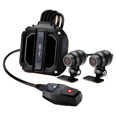 Mio MiVue M802WD 勁系列 分離式 WIFI 雙鏡頭機車行車記錄器, GPS模塊, 後置攝像頭, 256GB