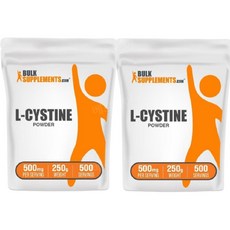 벌크서플리먼트 엘 시스테인 L Cysteine 파우더 가루 250g 2개