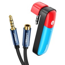 유그린 블루투스 5.0 aptX LL 오디오 송신기 트랜스미터 + AUX 연장케이블, 혼합색상, CM324(트랜스미터)