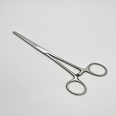 솜 넣는 실버 겸자 가위 대형, 단품, 1개