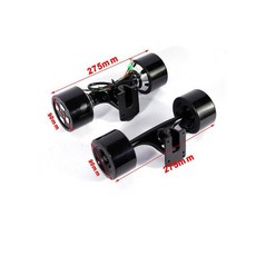 전동 고출력 전동보드 바퀴 크루저 취미용 드라이브 댄싱, 1개, 90mm 듀얼 드라이브 보조 브리지 휠 세트