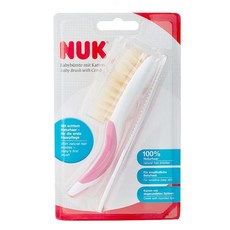 NUK 嬰兒梳子組 齒端圓珠設計 藍色 綠色 粉色 三色可選, 1個