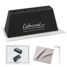 CALMCREST Calmcrest 튜닝 포크 액티베이터 스탠드 2-in-1 콤보 - 사운드 테라피 명상 치유 미끄럼 방지 디자인 액세서리 포함 선물 키트, CALMCREST Calmcrest 튜닝 포크 액티베이