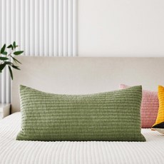 모던하우스 중앙로역점 히노끼 캔디드롭 줄누빔 피그먼트 편백베개 23x47 그린 CV0424023, 1개