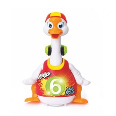 HolaLand 嘻哈搖擺鵝(紅) 多功能音樂玩具 爬行玩具 手眼協調訓練 匯樂, 彩色, 1個