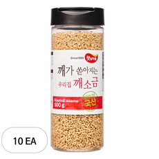 햇님마을 국산 100% 깨가 쏟아지는 우리집 깨소금, 100g, 10개