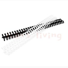 주리몰 셀프제본 바인더링 제본기와이어링, 화이트 12mm