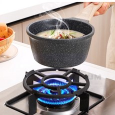 가스레인지 보조 삼발이 버너받침대, 블랙, 1개