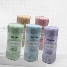 온가족샤워 자취생샤워 파스텔 타올 1p 타월 피부각질제거 데일리 위생적인