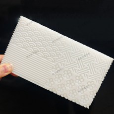 巨匠工廠和果子四紋板亞克力和菓子工具套裝茶果子唐果子制作工具四紋板, 白色PE食品級  四紋千金板, 1個