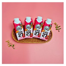 오리온 닥터유 프로 단백질 드링크 딸기, 4개, 250ml