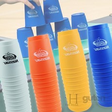 더휴즈 스태킹컵 세트 12P 낫소 나쏘, 블루