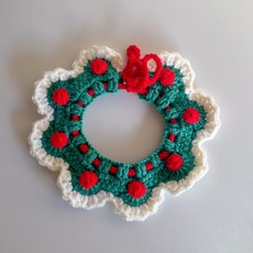 로테오 반려동물 앵두 니트 케이프 강아지 고양이, 1개, 레드