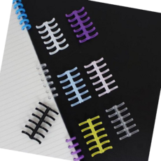 와이어링 6공 셀프 제본 바인더링 루즈링 클릭링 10mm DD-11836, 반투명