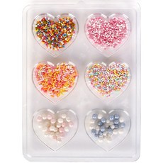 슈가데코6종 (구슬모음) 트윙클펄 등 슈가스프링클 /베이킹 초콜릿만들기, 1개, 20g