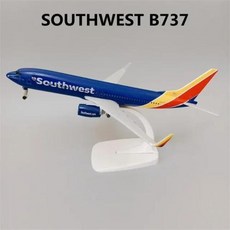 비행기모형 다이캐스트 합금 금속 ANTONOV 225 An-225 싱가포르 캐나다 카타르 KLM 이스라엘 루프트한자 미국 항공기 19cm 20cm, 1개, 11) Southwest B737