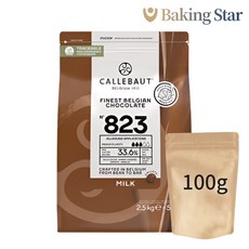 칼리바우트 초콜릿 소분 커버춰 초콜렛 깔레 밀크 100g 1개