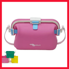 에코마음 실리콘 방수 수영 가방 수영복 목욕가방 긴끈 전용, 핑크