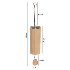 풍경종 주택 경종 금속 은은한 소리, 그려진 크리스마스 트리, 톤
