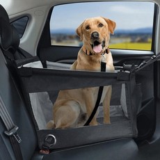 강아지 카시트 애견 자동차 집 분리칸 안전 칸막이 공간, 그레이 50캐티 * 1개