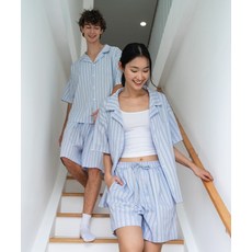 [오끼뜨] OGGITT (uni)레지던스 텐저린오션 스트라이프 파자마