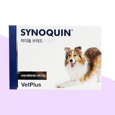 벳플러스 사이노퀸 중형견 30정 타블릿 SYNOQUIN EFA 동물병원정품 관절영양제, 뼈/관절강화, 1개
