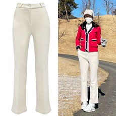 여자골프바지 겨울골프팬츠 올스판 압축기모 부츠컷팬츠 여성골프 밍크기모바지 여자 골프 스판 방풍 한겨울 원단 보온