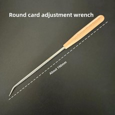 쉬안 공 피아노 튜닝 도구 원형 카드 키 렌치 목공용 네일 코드 니들, 1개, 2. 190mm