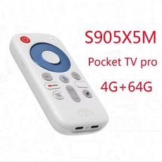 포켓 TV 프로 스트리밍 미디어 박스 AR 안경 컨트롤 베이스 스테이션 3GB 64GB S905X5M 레이네오 시리즈 안경용 에어 프로용, ket TV 2