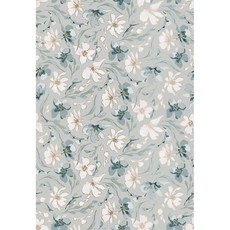 Main Street -27.9 x 40.6cm(11 x 16인치) 필 앤 스틱 친환경 벽지 시트 12팩 - 꽃 스프링클 디자인 탈착식 부착이 쉬운 부착 벽 장식 현대적인