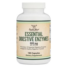 Double Wood 必需消化酵素 800 毫克, 180顆