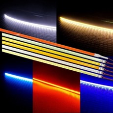미즈누아 12V 면발광 COB LED바 300mm X 6mm 스쿠터 램프 무드 소품