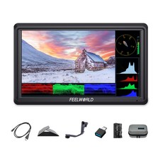 FEELWORLD FW568 6 DSLR 3D LUT HD1920x1080 4K HDMI (F550 인치 카메라 소형 필드 모니터, 1개