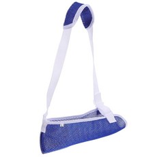 Healifty 아동용 어깨 슬링 암슬링 부러진 팔 팔꿈치 손목 부상을 위한 이모빌라이저 회전자 지지대 1개 (블루 사이즈 L) 208848, Healifty 아동용 어깨 슬링 암슬링 부러진 팔 팔