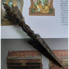 西藏聖物 三面普巴杵 法器, 1個
