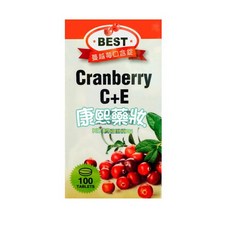 貝斯特 蔓越莓 C E 口含錠 含蔓越莓萃取物 維他命C E 膠原蛋白, 1個