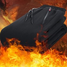 츄리닝바지 빅사이즈 경량패딩 트레이닝팬츠 밴딩 방한 바지