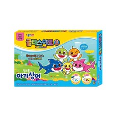 종이나라 / 핑크퐁 아기상어 글라스아트 / 글라스아트 윈도우아트 스테인드글라스 물감놀이 글라스스티커 미술놀이 미술놀이키트 만들기세트, 1개
