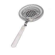 304不鏽鋼酒吧調酒濾冰器 雞尾酒濾冰 Strainer, 鏡光, 1個
