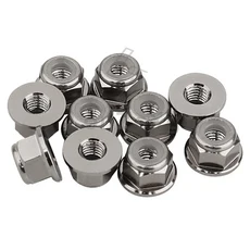4/10pcs M3 알루미늄 합금 플랜지 나일론 삽입 너트 RC 자동차 바퀴에 대 한 미끄럼 방지 고무 링과 멀티, 21 Gray 10pcs