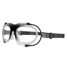 LAVA 7068-L 防護護目鏡，工業安全護目鏡，耐磨防霧，可調節鬆緊帶，舒適安全, 透明白, 1個