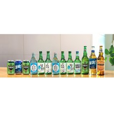 에스엠파티 소주병 맥주병 술스티커 13개입 술미포함, 1세트