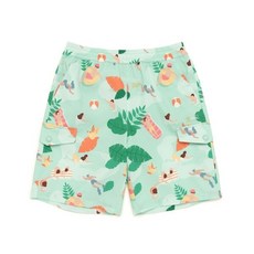 [국내매장판] 내셔널지오그래픽키즈 내셔널지오그래픽 키즈 K232UHP610 패턴 시어서커 반바지 SKY MINT 184749