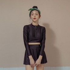 女款長袖泳衣組 582C